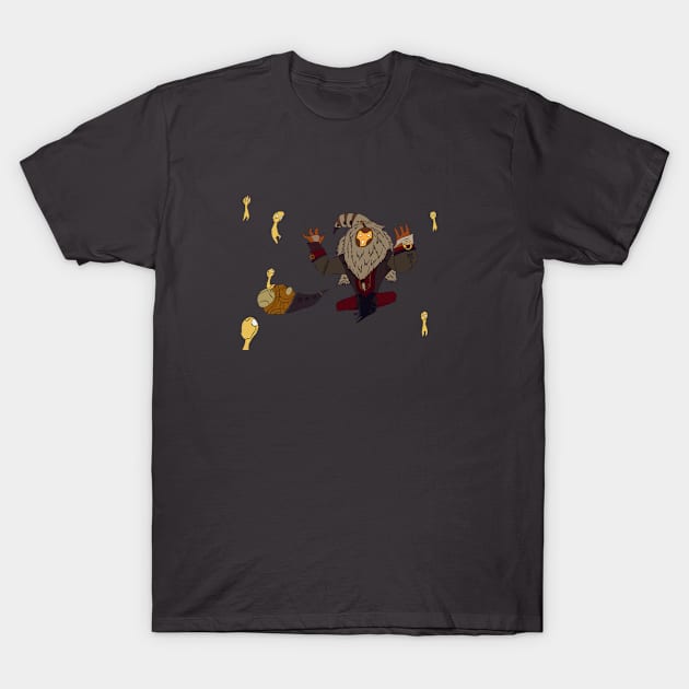 Bard with the the meep squad T-Shirt by GrandlordChaos101